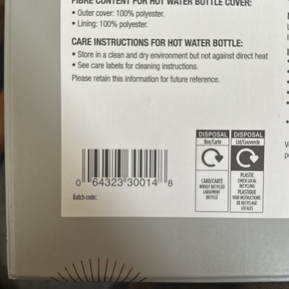 Aroma Home Faux Fur hot water bottle & satin eye mask - Picture 5 of 5